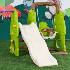 Glissière et balançoire pour enfants, plastique de petite taille pour l'intérieur et l'extérieur, à vendre