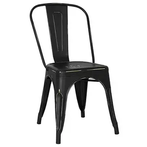 China NO.1 Tolix Chair Metal Dining Chair Tolix Stackable Metal Chair Factory