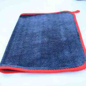 Serviette de nettoyage automobile en microfibre écologique, torsadée, à séchage rapide, tissée, rectangulaire, carrée, couleur unie, absorbante, pour usage domestique, lavable en machine et à la main - Product Image 3