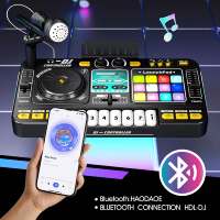 Nouvelle table de mixage DJ pour enfants 2026 avec microphone, fonction Bluetooth, instrument de musique en plastique de haute qualité