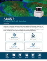 Sistema de Escaneo LiDAR para UAV GEOSUN GS-260X, Mapeo 3D para Proyectos Forestales y de Construcción, 1 Año de Garantía