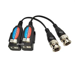 Video <span class=keywords><strong>Balun</strong></span> Power Over Coaxial 5MP 8mp Canal único HD Video <span class=keywords><strong>Balun</strong></span> AHD CVI TVI Conector de video Inalámbrico Poc <span class=keywords><strong>Balun</strong></span> - Product Image 6