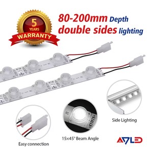 ไฟ LED แบบแท่งสั่งทำพิเศษ ความยาวตามต้องการ 12V DC 5000K แสงเดย์ไลท์ IP65 18LED/เมตร ตัวเรือน PC สำหรับไฟโฆษณา - Product Image 4