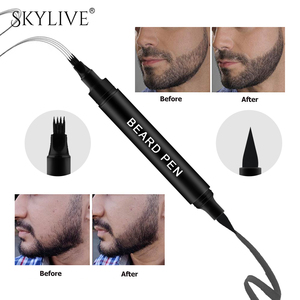 Private Label Waterproof barba pennella spazzola <span class=keywords><strong>per</strong></span> pettine lunga durata Private Label modellatura rinfrescante barba matita riempitivo <span class=keywords><strong>per</strong></span> gli uomini - Product Image 3