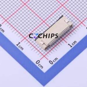 FC05-S21FCT-00 FFC/FPC Connector SMD,P=0.5mm,Horizontal Mount Connector Flip Cover Type Bottom Contact 21P 0.5mm - Product Image 2