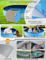 Faltbarer Hunde-Badepool Zusammenklappbarer Hunde-Pool Badewanne Kinderpool