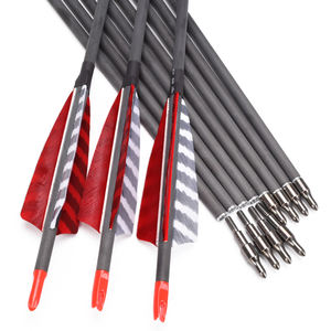 Arco Elong puro carbonio frecce <span class=keywords><strong>6</strong></span>.2mm spina dorsale 250-700 di piume di tacchino composto tradizionale arco caccia freccia - Product Image 3