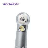 Wisedent BR-164PH Dental High Speed LED Handpiece, 3 Semprotan Air, Bantalan Keramik, Tombol Tekan Turbin Udara, Penjualan Langsung Pabrik