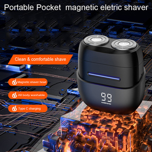 Le nouveau mini rasoir électrique, rasoir portable rechargeable pour homme, couteau à barbe lavable, distribution en gros - Product Image 5