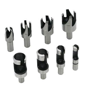 Emagi Wood Plug Cutter <b>Bits</b> 6-16mm Carbon Steel Round Shank For Woodworking <b>Drill</b> - Product Image 2