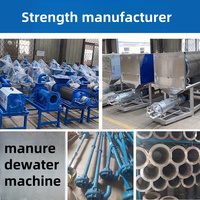 Machine de séparation solide-liquide pour fumier de bétail, machine de séchage du fumier de vache, machine de déshydratation des déchets de fumier