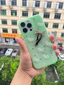 Nueva <span class=keywords><strong>Funda</strong></span> de Teléfono TPU con Diseño de Lazo Brillante y Suave para iPhone 15 16 17 18 Pro Max - Product Image 2