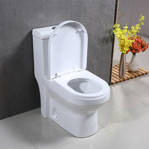 Yida một mảnh 300/400mm thô trong nhà vệ sinh gốm trắng nhà vệ sinh bát đất hiếm kháng khuẩn men chậm xuống Bìa ghế Siphon <span class=keywords><strong>WC</strong></span> - Product Image 5