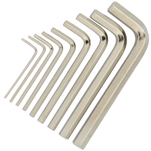 Clé hexagonale WeiHao 7 mm métrique en L, chromée, qualité industrielle - Product Image 3