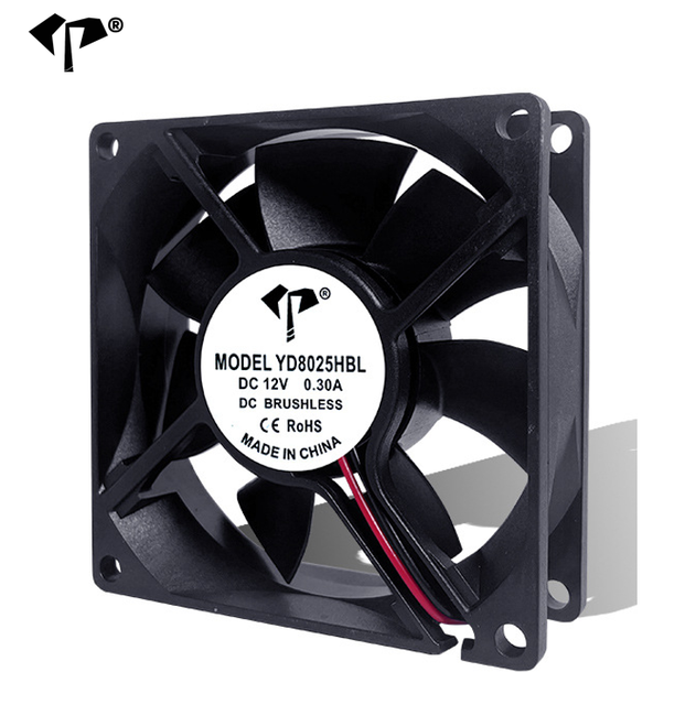Reliable 8025 DC 12V 24V 48V Cooling Fan Silent Operation Long Lifespan for PC Server Telecom Equipment Supplies Industrial Fan