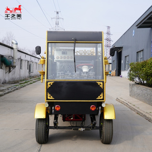 Meilleure Vente : Voiture funéraire électrique noire dorée / Voiture funéraire rétro / <span class=keywords><strong>Transport</strong></span> spécial funéraire direct usine - Product Image 2