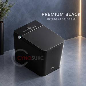 High Quality Black White Floor Mounted Smart Toilet Urinal Sterizilation Warm Air Drying Intelligent <b>Bathroom</b> Toilet - Product Image 1