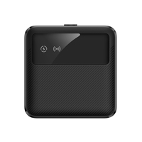 Microphone Lavalier Sans Fil D01 2,4 GHz Double Micro Anti-Bruit avec Étui de Recharge pour iPhone Android Vlog Diffusion en Direct