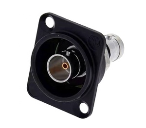 Conector BNC tipo SETO <span class=keywords><strong>D</strong></span>, Conector de montaje en Panel de pared de aleación de zinc, acoplador en línea, placa frontal, conector Keystone - Product Image 1