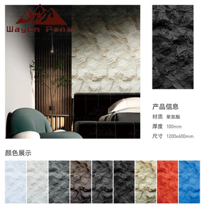 Pierre en PU imitation <span class=keywords><strong>brique</strong></span>, résistante aux intempéries, installation rapide, directement de l'usine, pour la rénovation de villas - Product Image 6