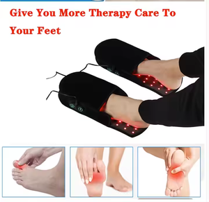 도매 NQK NQK-90 TPU USB 레드 적외선 라이트 테라피 풋 슈즈 휴대용 타이머 고출력 웨어러블 피로 완화 건강 기기 - Product Image 5