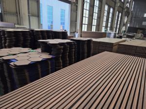 Thiết kế hiện đại akupanel nội thất Gỗ Acoustic tấm Tường chủ của Acoustic gỗ thiết kế cho cách âm mẫu có sẵn - Product Image 2