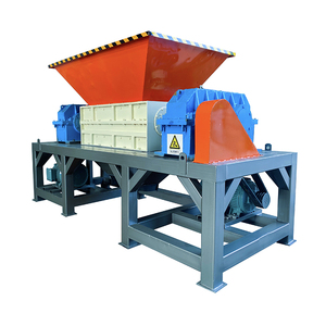 Industrial waste plastic shredder recycling machine with two shaft plastic shredder