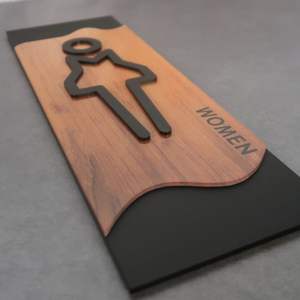 US Stock livraison gratuite auto-adhésif acrylique toilettes salle <span class=keywords><strong>de</strong></span> bain toilette <span class=keywords><strong>porte</strong></span> signe hommes femmes salle <span class=keywords><strong>de</strong></span> bain signe <span class=keywords><strong>plaque</strong></span> - Product Image 3