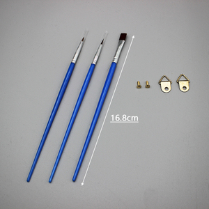 Kit de <span class=keywords><strong>peinture</strong></span> par numéros en gros, outil de bricolage, <span class=keywords><strong>pinceau</strong></span>, stylo en nylon doux, ensemble de 3 pièces, accessoire de <span class=keywords><strong>peinture</strong></span> à l'huile numérique, stylo - Product Image 2