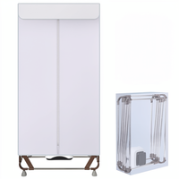 Séchoir à linge électrique mini pliable 1000W pour la maison, vente en gros du fabricant, non-automatique, sans contrôle par application, idéal pour l'été