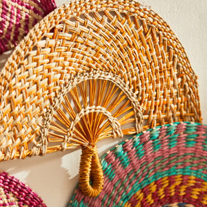 Hot new seagrass paille assiettes suspendues pour salon décoration murale artisanat fait main artisanat produits en gros - Product Image 3