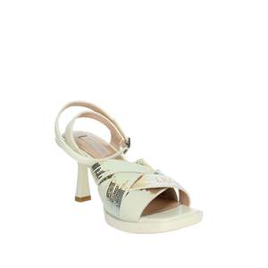 Sandali con Tacco Liu-Jo Donna Beige Taglia 39 con Cinturini Metallici Stile Slingback - Product Image 5
