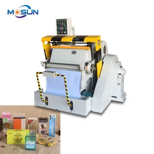 Machine à découper et à rainurer les étiquettes MLH750, Semi-automatique, pour le traitement du papier, boîte-cadeau, 2,2 kw