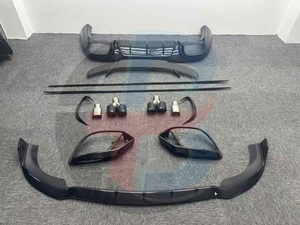 Kit carrosserie en fibre de carbone sèche brabus pour Mercedes-Benz X290 <span class=keywords><strong>AMG</strong></span> GT63 <span class=keywords><strong>GTS</strong></span>, mise à niveau du style brabus, kit carrosserie, lèvre avant, diffuseur arrière - Product Image 6