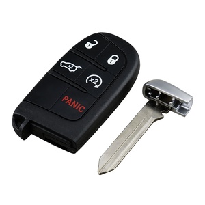 Venta al por mayor OEM 5 botones llave de coche Fob entrada remota sin llave para 2014 - 2022 Jeep <span class=keywords><strong>Grand</strong></span> Cherokee 68143505AC 433MHz - Product Image 4