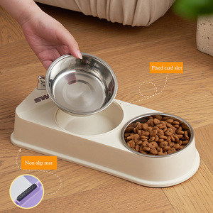 Hot Selling Pet Feeder Easy to Clean Cat <strong>Bowl</strong> Water Fountain Stainless Steel Dog <strong>Bowl</strong> - Product Image 3