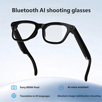 Gafas Inteligentes con Protección Anti-Luz Azul, Cámaras Duales, Asistente de Voz con IA, Traducción de Llamadas Telefónicas, Lentes Fotocromáticas, Gafas de Sol