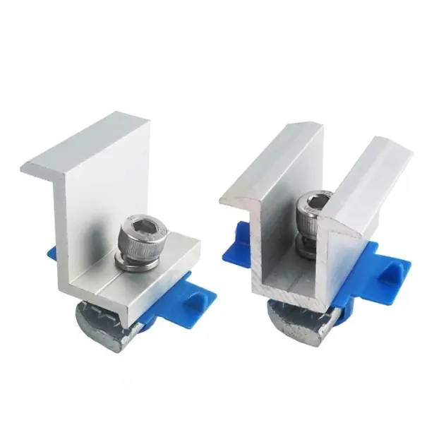 Wholesale Fast Delivery Solar Mid Clamp End Clamp Solar Panel Fixing Clamps for PV Bracket