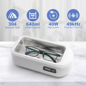 Newest Ultrasonic Cleaning Machine 45000Hz High Frequency Vibration Jewelry Glasses <b>Watch</b> Wash Cleaner - Product Image 2