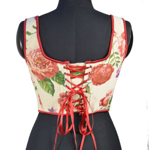 Corsé Bustier Medieval para Mujer, con Cordones y Varillas, Chaleco Moldeador de Cintura, Disfraz Vintage Azul para Vestido - Product Image 2