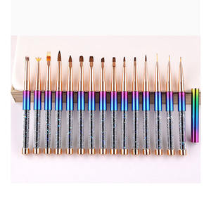 Ensemble de 15 pinceaux <span class=keywords><strong>à</strong></span> <span class=keywords><strong>ongles</strong></span> de luxe <span class=keywords><strong>à</strong></span> dégradé, pinceaux <span class=keywords><strong>à</strong></span> <span class=keywords><strong>dessin</strong></span> pour <span class=keywords><strong>ongles</strong></span>, pinceaux <span class=keywords><strong>à</strong></span> gel doux pour peinture, pinceaux <span class=keywords><strong>à</strong></span> gel UV en nylon pour nail art - Product Image 4