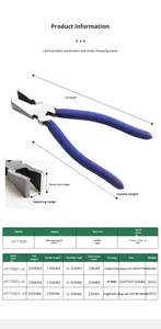 Pince à découper le verre antidérapante en nylon, outils <span class=keywords><strong>pour</strong></span> vitraux, pince à verre à extrémité plate de qualité industrielle, pince à tailler le verre manuelle - Product Image 4