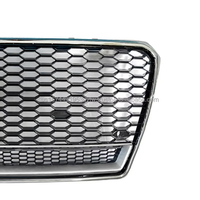 Nueva Parrilla Deportiva de Malla Cromada ABS Estilo C7 RS7 con Marco Inferior para Audi A7/S7 2009-2015