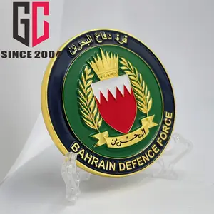 12 anni di fabbrica personalizzata Qatar National Bank Logo moneta d'argento