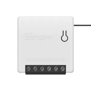 Interruptor inteligente sonoff mini, de duas vias, 10a/220v, suporte diy, aparelho doméstico, interruptores inteligentes de automação