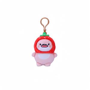 Animal en peluche gros requin pendentif porte-clés décor suspendu ornement requin en peluche porte-clés poupée douce dessin animé requin pendentif - Product Image 2