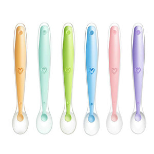 Cuchara <span class=keywords><strong>de</strong></span> Silicona para Bebés Yuye, Suave al Contacto con la Goma <span class=keywords><strong>de</strong></span> Dientes, para la Primera Etapa <span class=keywords><strong>de</strong></span> <span class=keywords><strong>Aprendizaje</strong></span>, <span class=keywords><strong>Pre</strong></span>-Cuchara para Recién Nacidos, para Entrenamiento <span class=keywords><strong>de</strong></span> Alimentación - Product Image 2