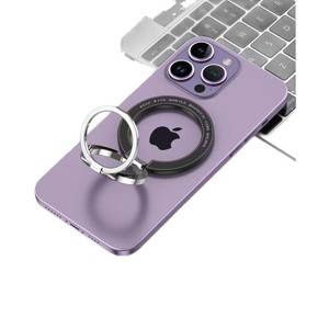 Apple IPhone Magnetic Phone Ring Holder Alloy Desktop Stand Black Purple White - Product Image 5