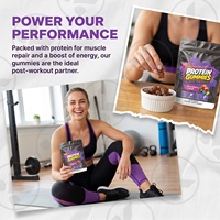 Gummies Protéinés OEM/ODM Fourniture Usine Emballage Personnalisé Supplément Protéiné à Haute Teneur pour la Réparation Musculaire Sans Sucre Qualité Supérieure