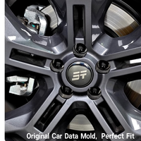 Couvertures de moyeu de roue de voiture de sport en acier inoxydable Jetour Traveller T2 et accessoires extérieurs de couverture centrale avec installation facile